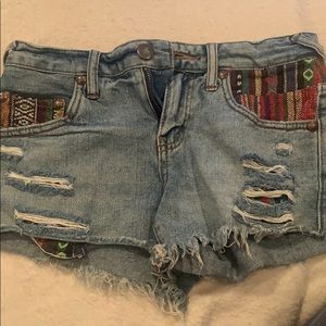 Free people Jean shorts size 24